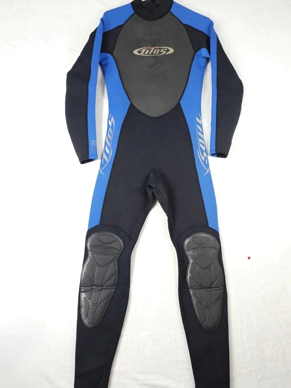 Tilos 3/2mm Titanium Full Body Wetsuit Scuba Dive Surf Snorkel Size Medium Black
